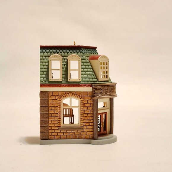 HALLMARK Keepsake Corner Bank Nostalgic Houses and Shops Ornament - Picture 10 of 11